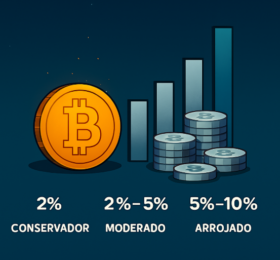 Qual é o percentual de Bitcoin recomendado na carteira?